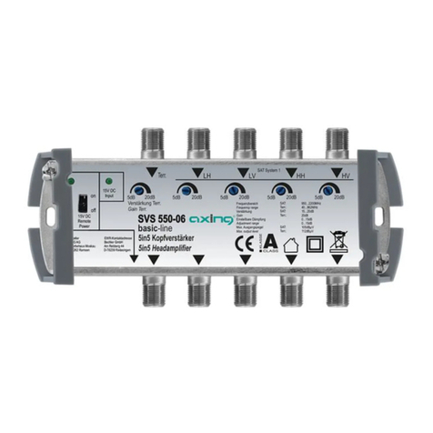 axing basic-line SVS 550-06 Operation instructions