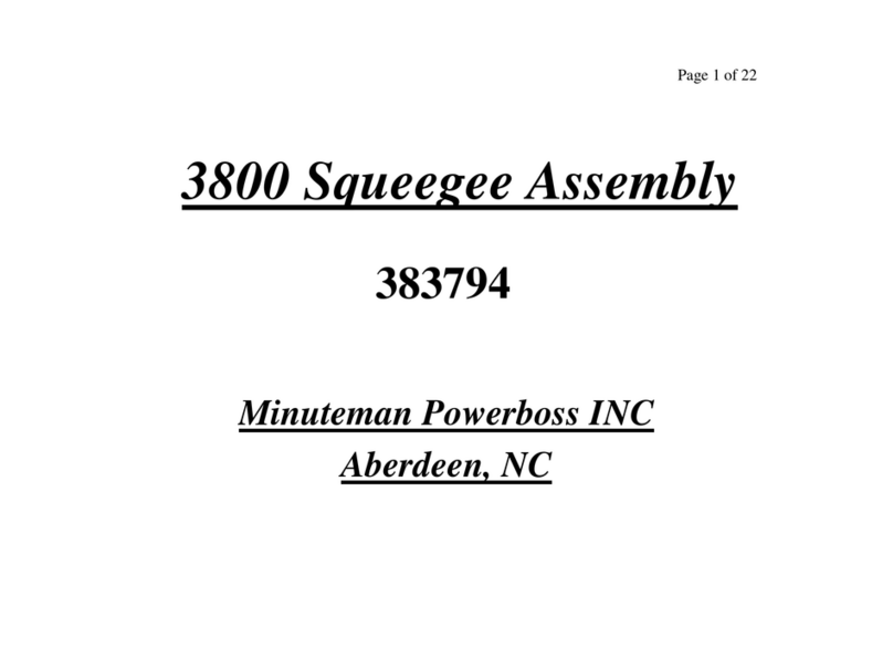 Minuteman Powerboss 3800 Assembly guide