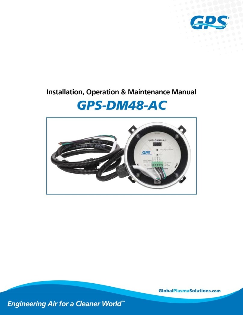 GLOBAL PLASMA SOLUTIONS GPS-DM48-AC Instruction manual