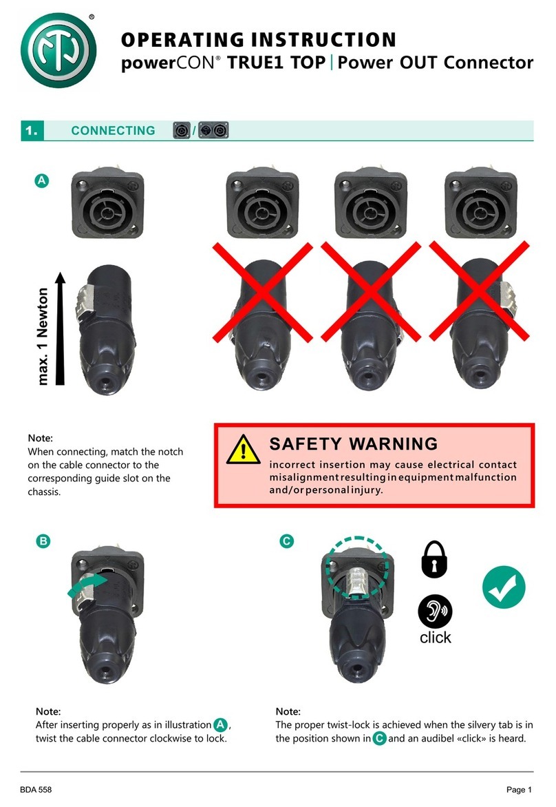 powerCon TRUE1 TOP operating instructions powerCon TRUE1 TOP operating instructions
