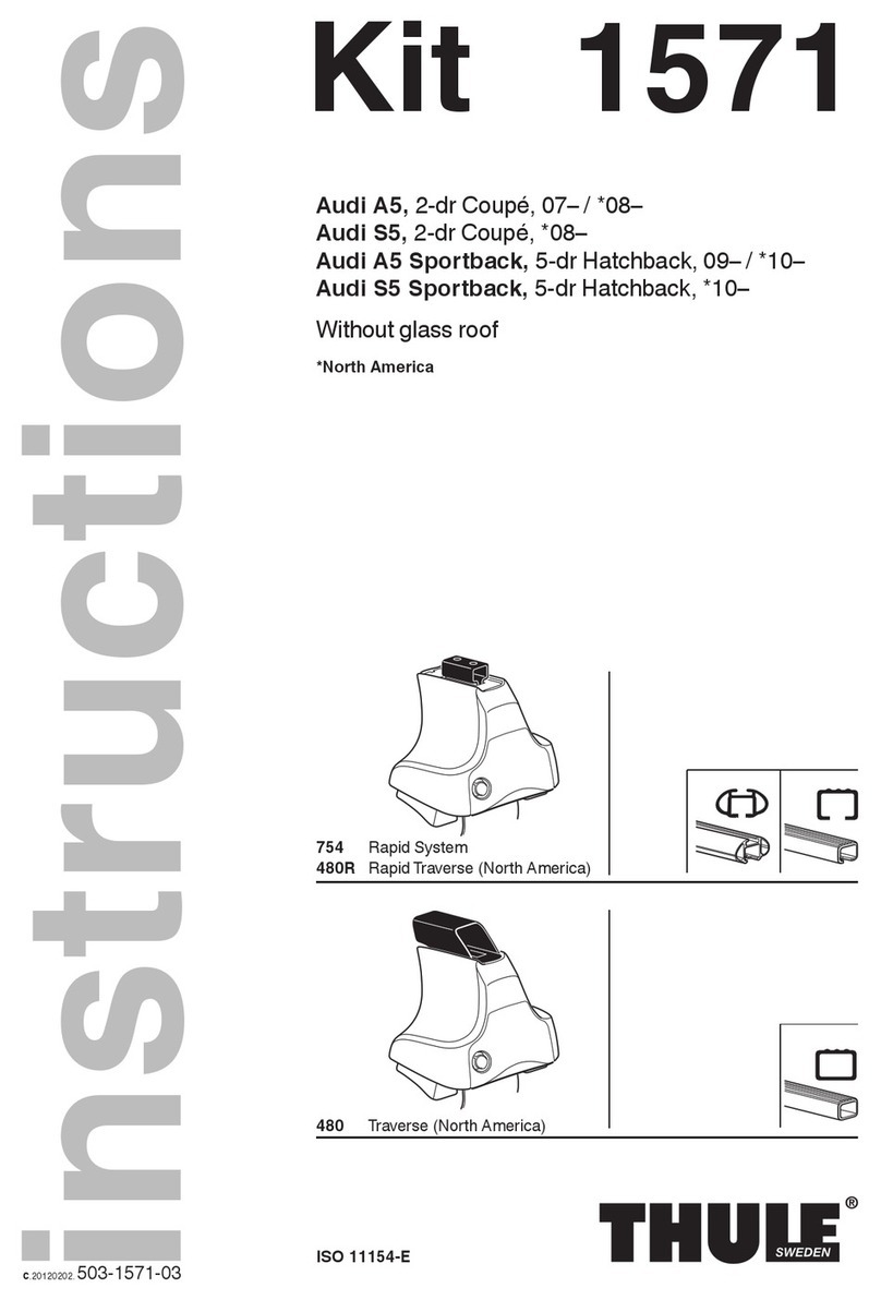 Thule 1571 User manual