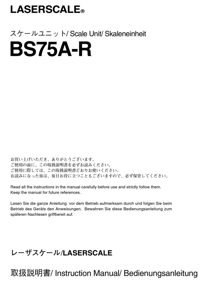 Laserscale BS75A-R manual