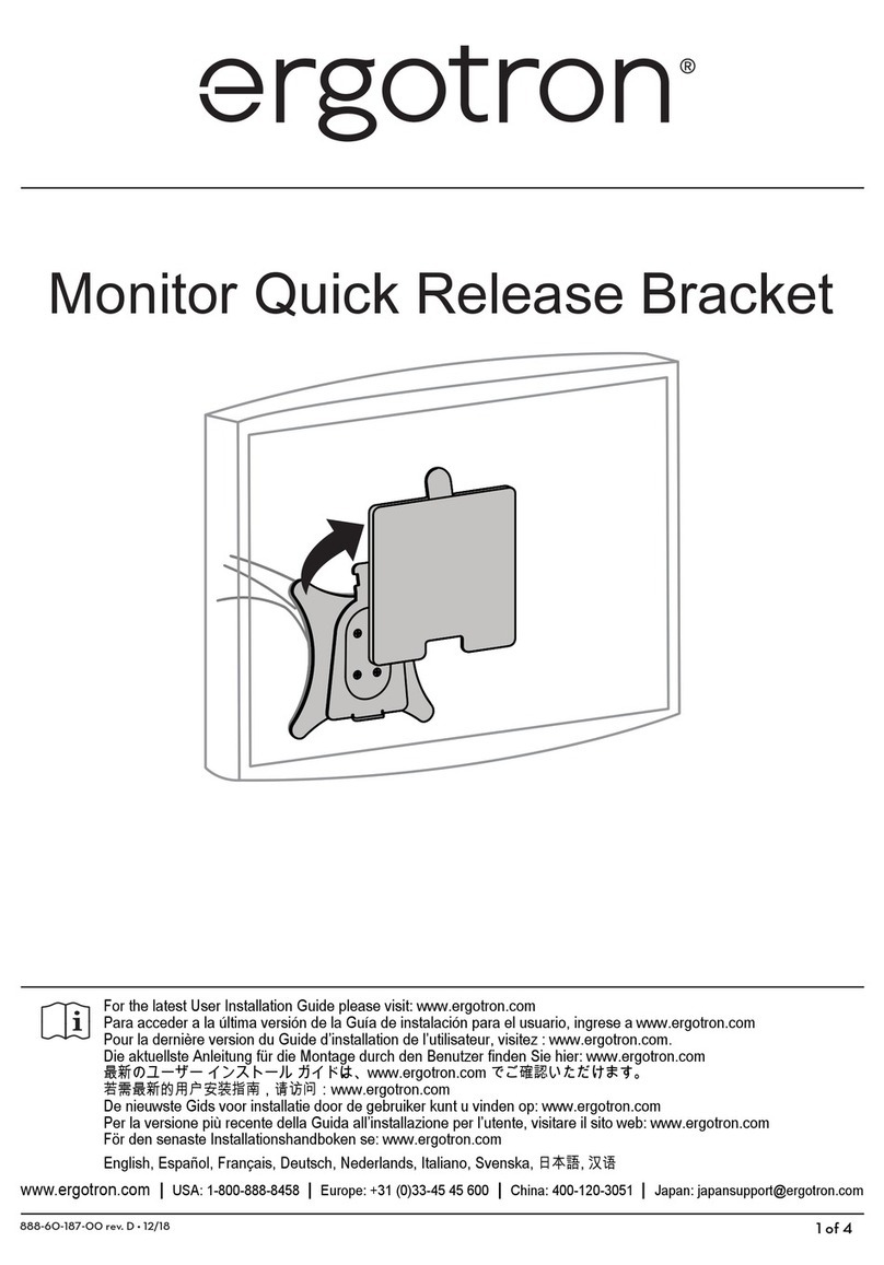 Ergotron 888-60-187 User manual