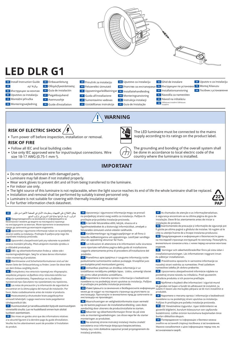 Tungsram DLR G1 Install Instruction Guide