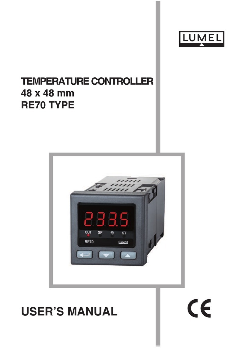 Lumel RE70 user manual