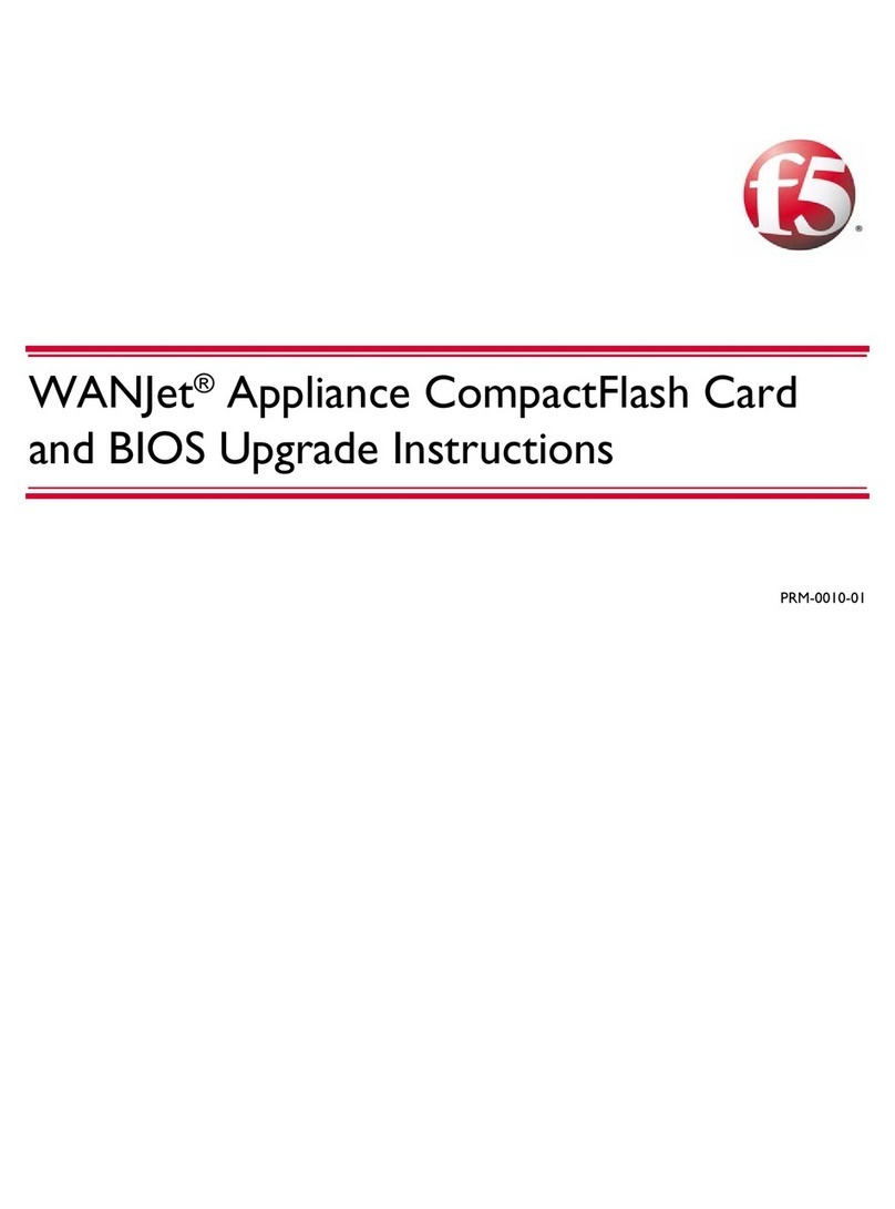 F5 WANJet 400 Appliance Upgrade instructions