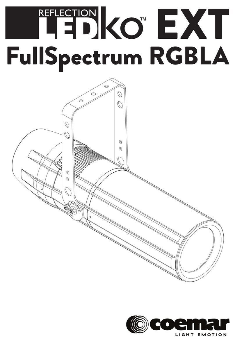 Coemar LEDko EXT FullSpectrum RGBLA User manual