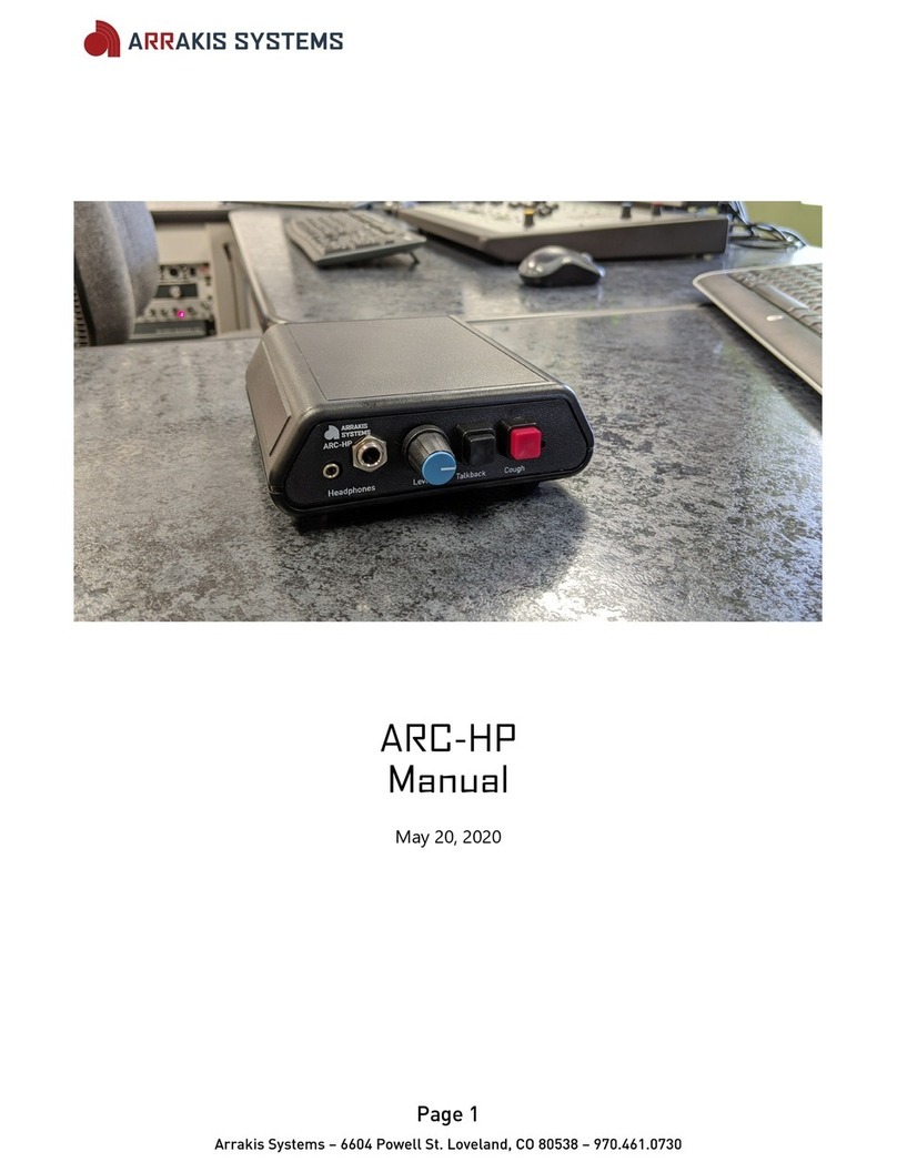 Arrakis Systems ARC-HP manual Arrakis Systems ARC-HP manual