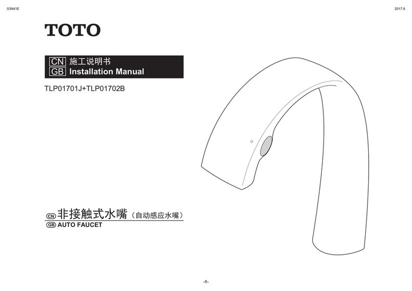 Toto TLP01701J installation manual