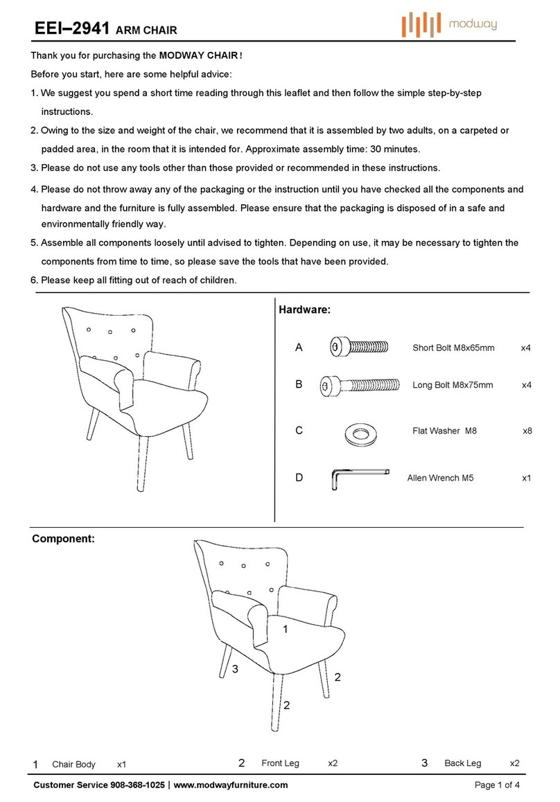 modway EEI–2941 User manual modway EEI–2941 User manual