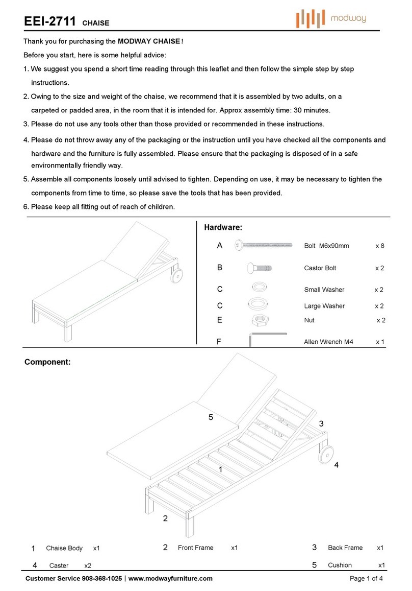 modway EEI-2711 User manual
