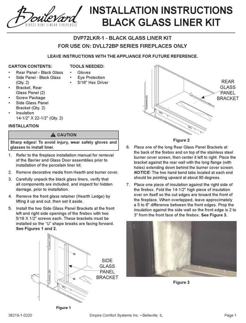 Boulevard DVP72LKR-1 installation instructions