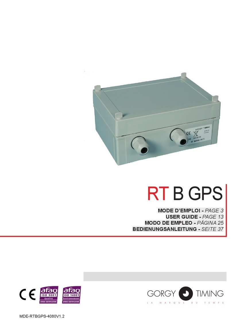 Gorgy Timing RT B GPS user guide