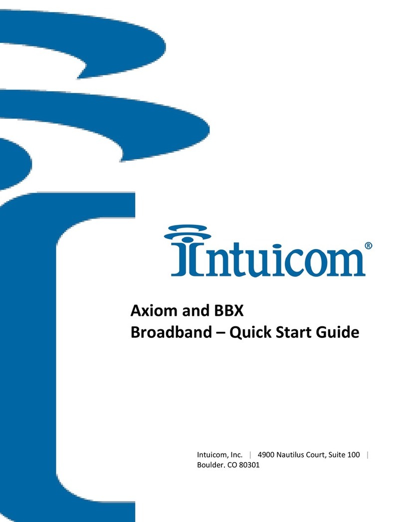 Intuicom Axiom Series quick start guide