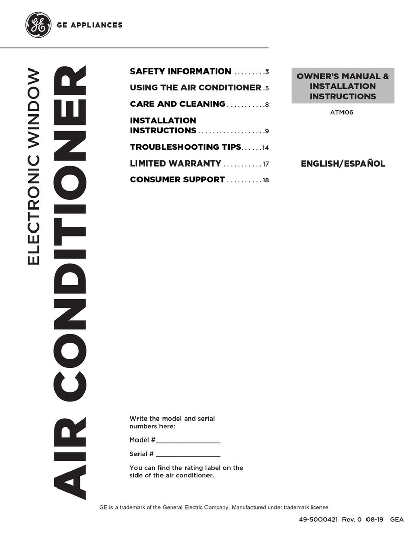 GE Carry-Cool ATM06 Original instructions