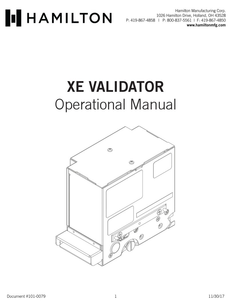 Hamilton XE Quick start guide