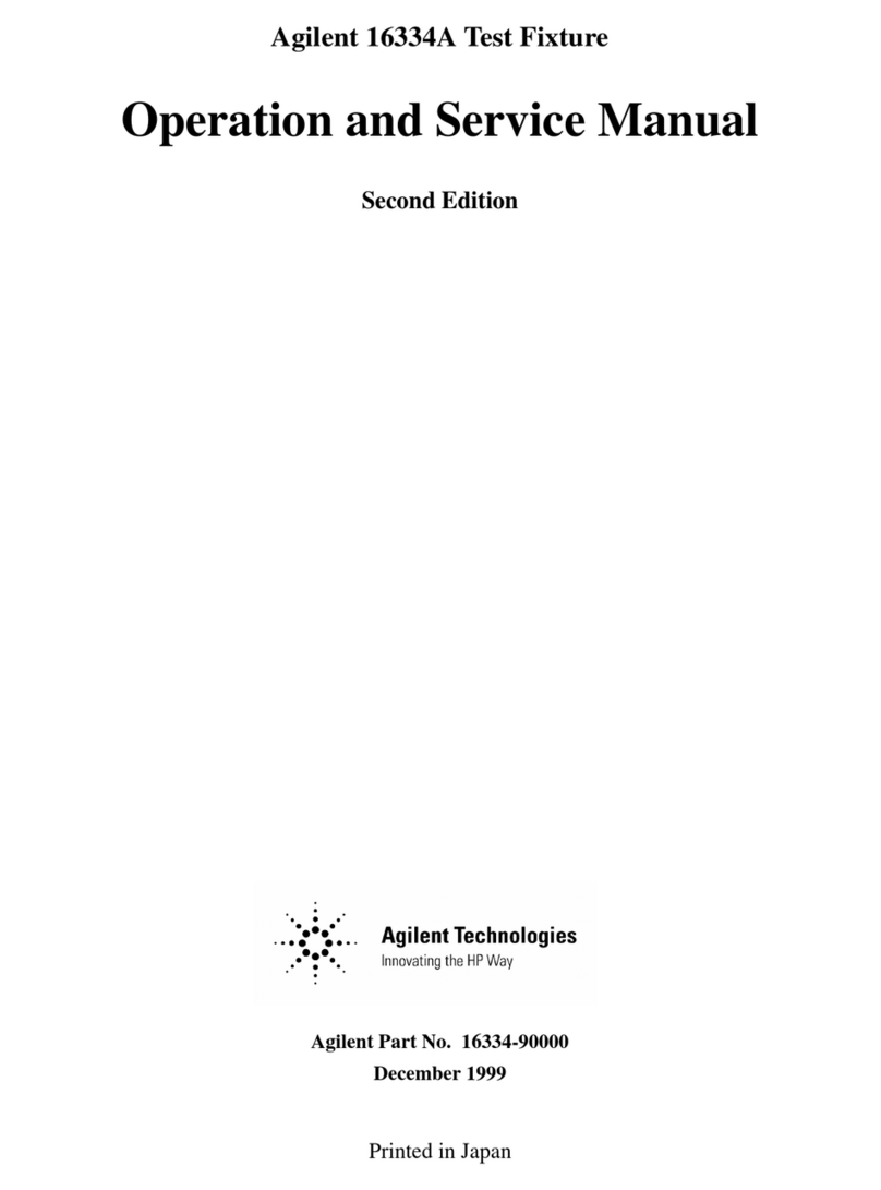 Agilent Technologies 16334A Operation manual