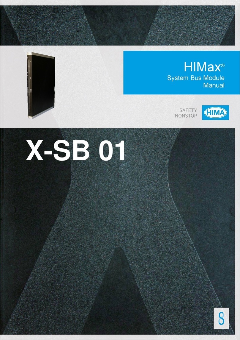 HIMA HIMax X-SB 01 manual