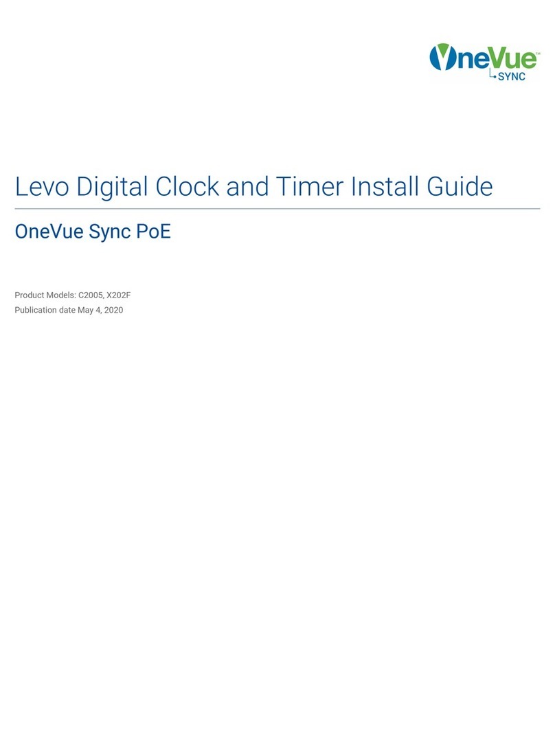Primex OneVue Sync Levo Series install guide Primex OneVue Sync Levo Series install guide