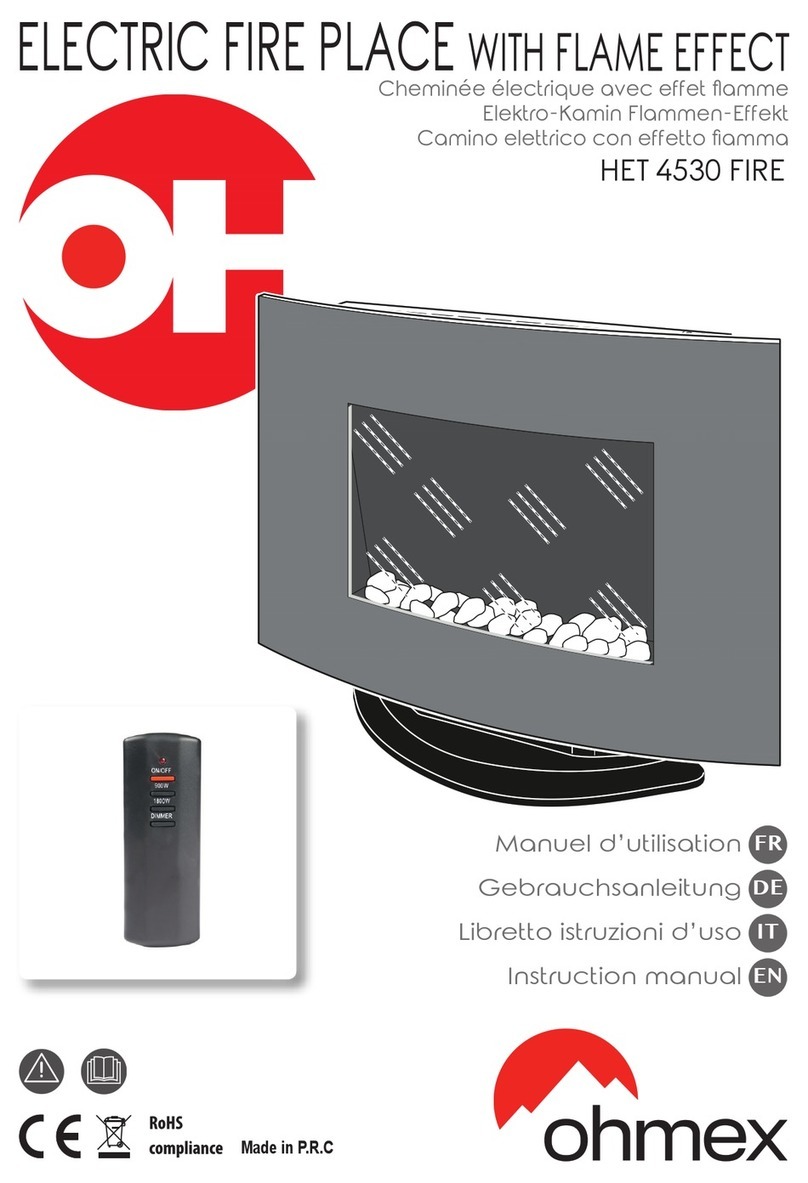 ohmex HET 4530 FIRE instruction manual