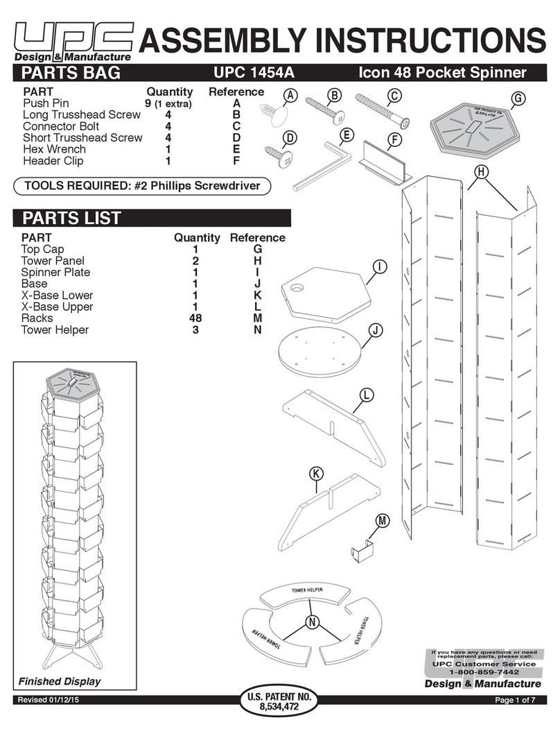 UPC 1454A Assembly instructions