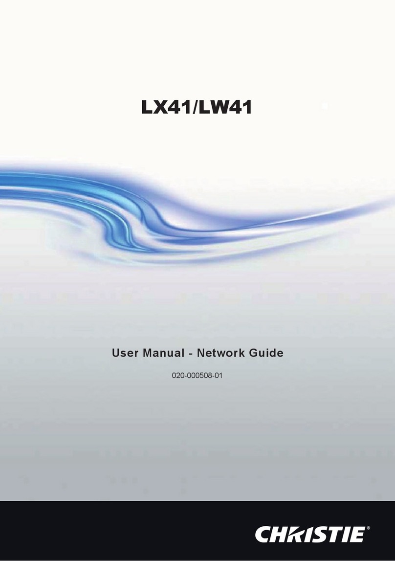 Christie Vivid LX41 User manual