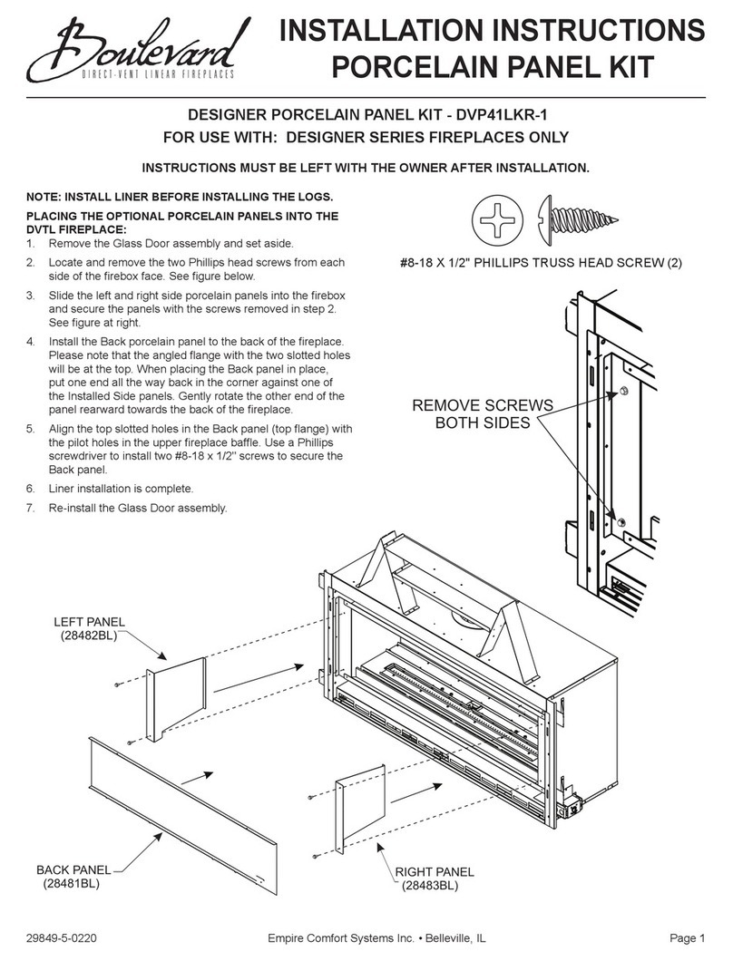 Boulevard DVP41LKR-1 installation instructions