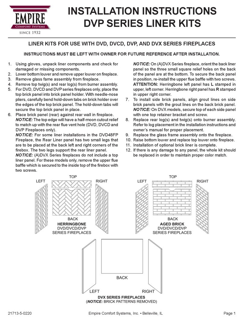Empire DVP Series installation instructions