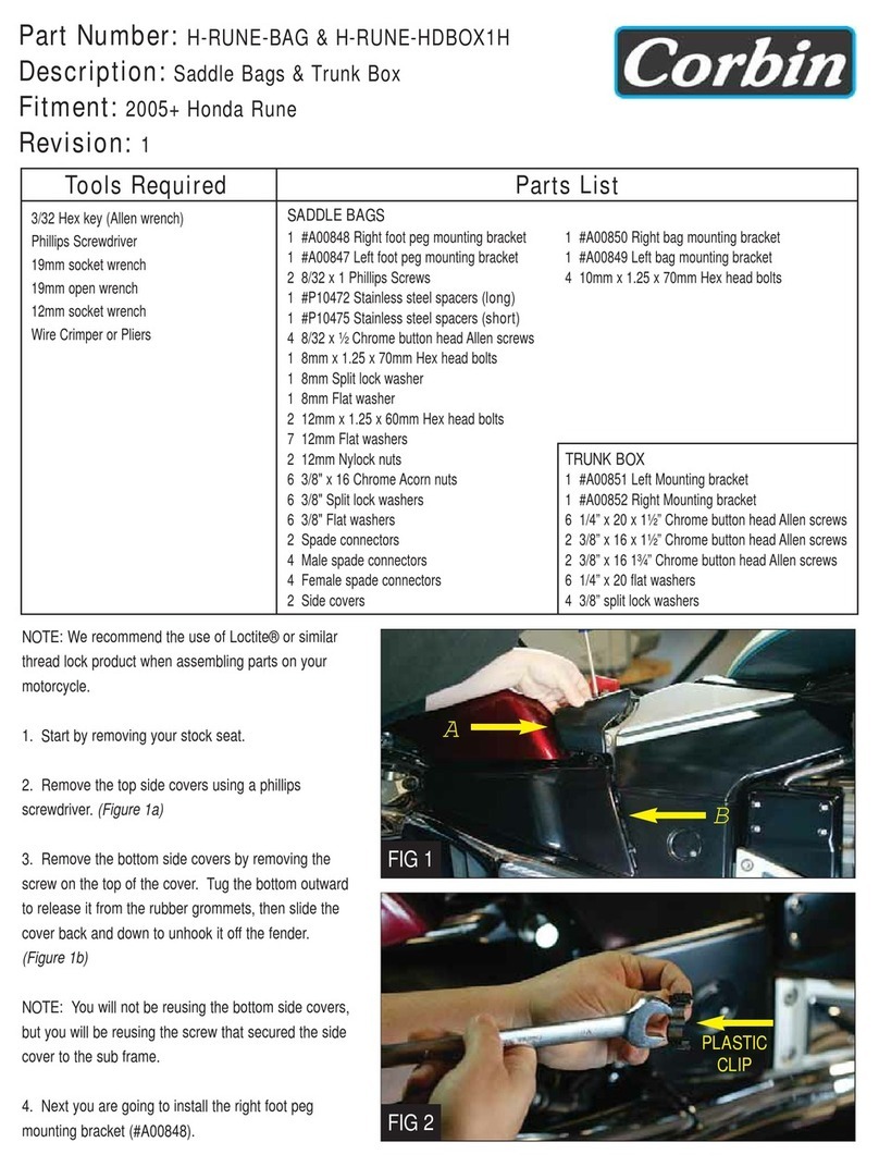 Corbin H-RUNE-BAG manual