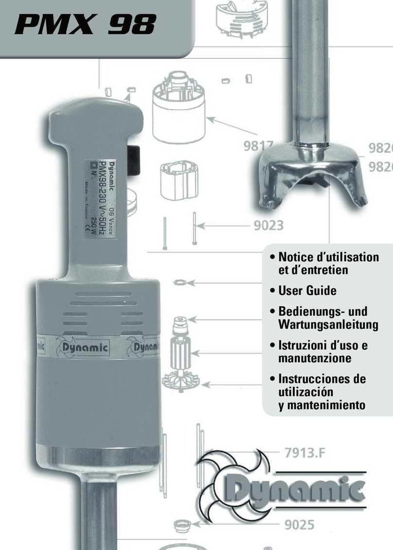Dynamic PMX 98 User manual