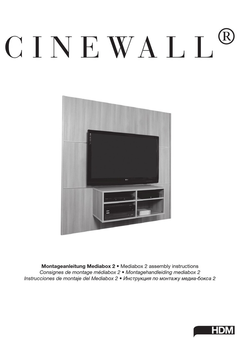 HDM Cinewall Mediabox 2 User manual