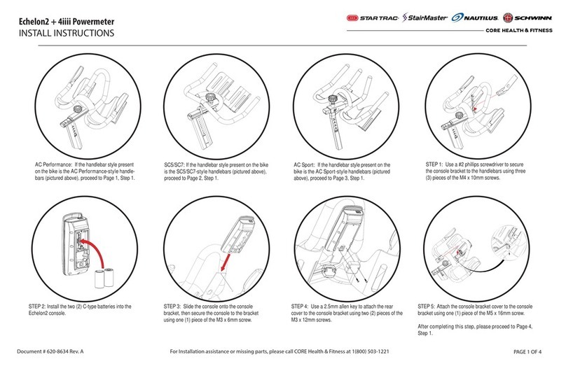 Schwinn MPower Echelon2 Power Upgrade Install instructions