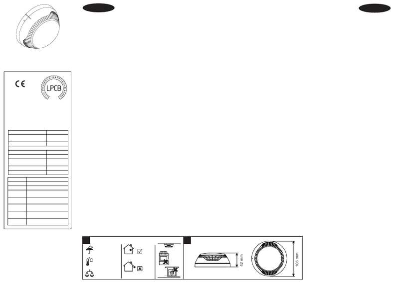 Teletek electronics SensoIRIS T110 installation instructions