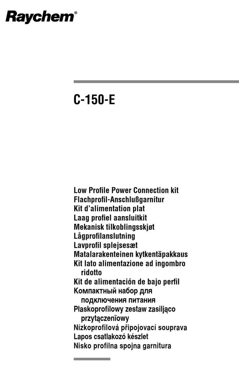 Raychem C-150-E User manual