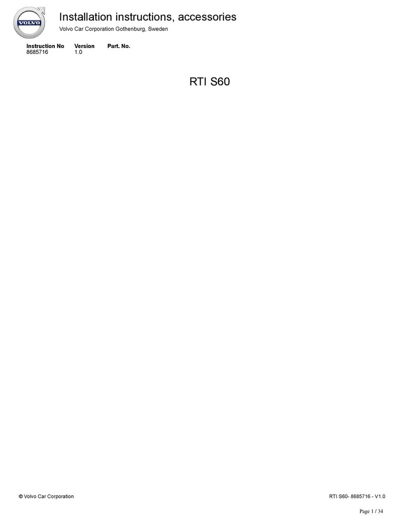 Volvo RTI S6 installation instructions Volvo RTI S6 installation instructions