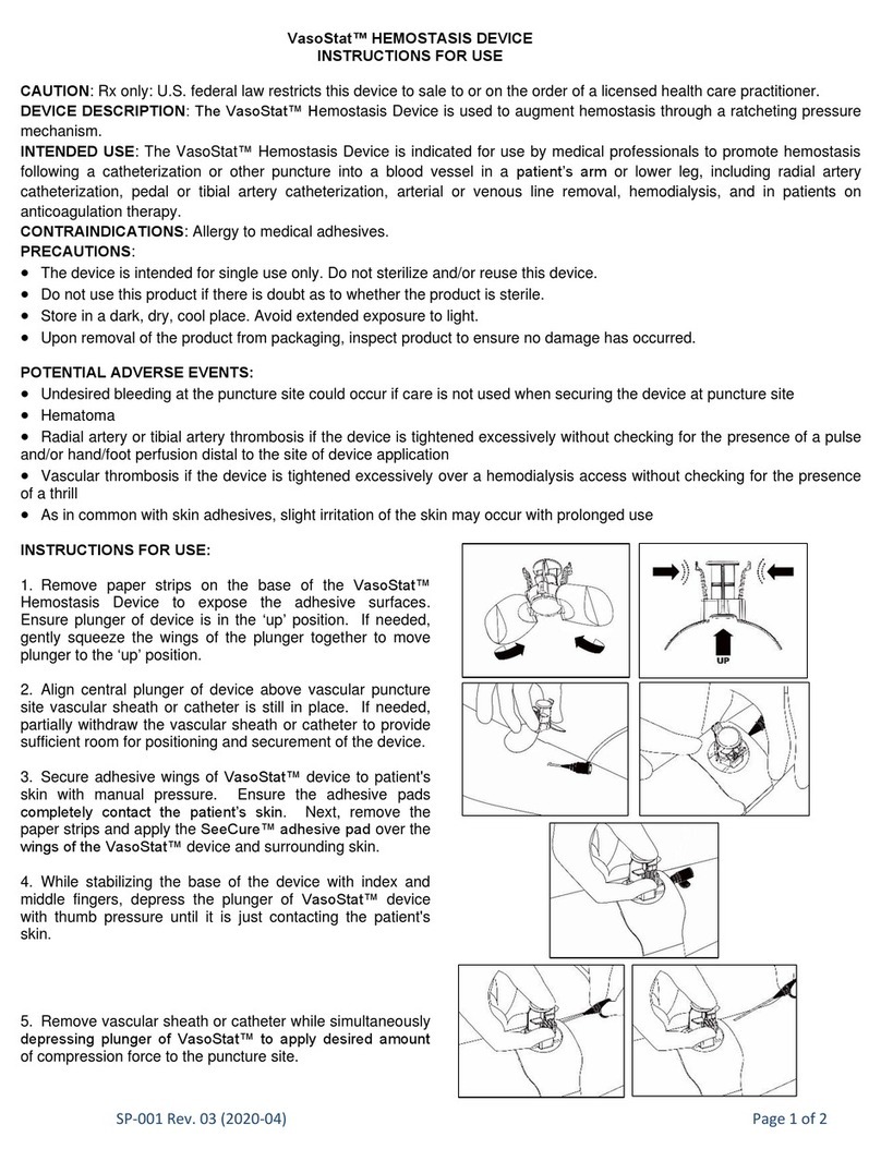 Forge Medical VasoStat Instructions for use