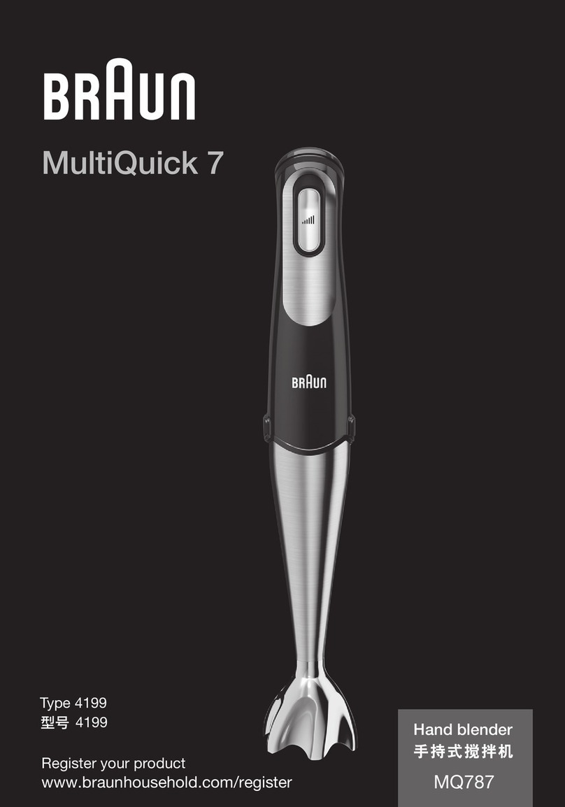 Braun MultiQuick 7 MQ787 manual