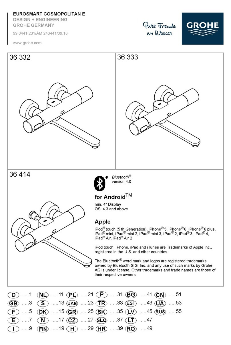 Grohe EUROSMART COSMOPOLITAN E 36 332 User manual