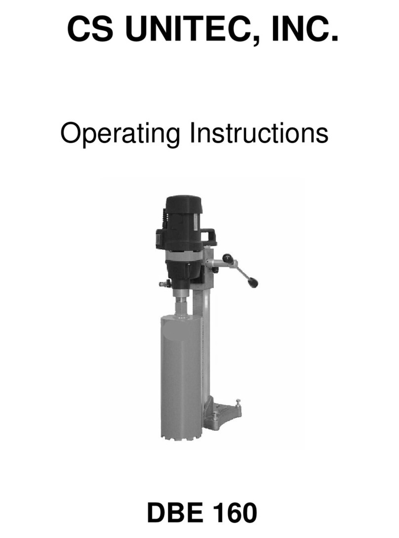 CS Unitec DBE 160 User manual