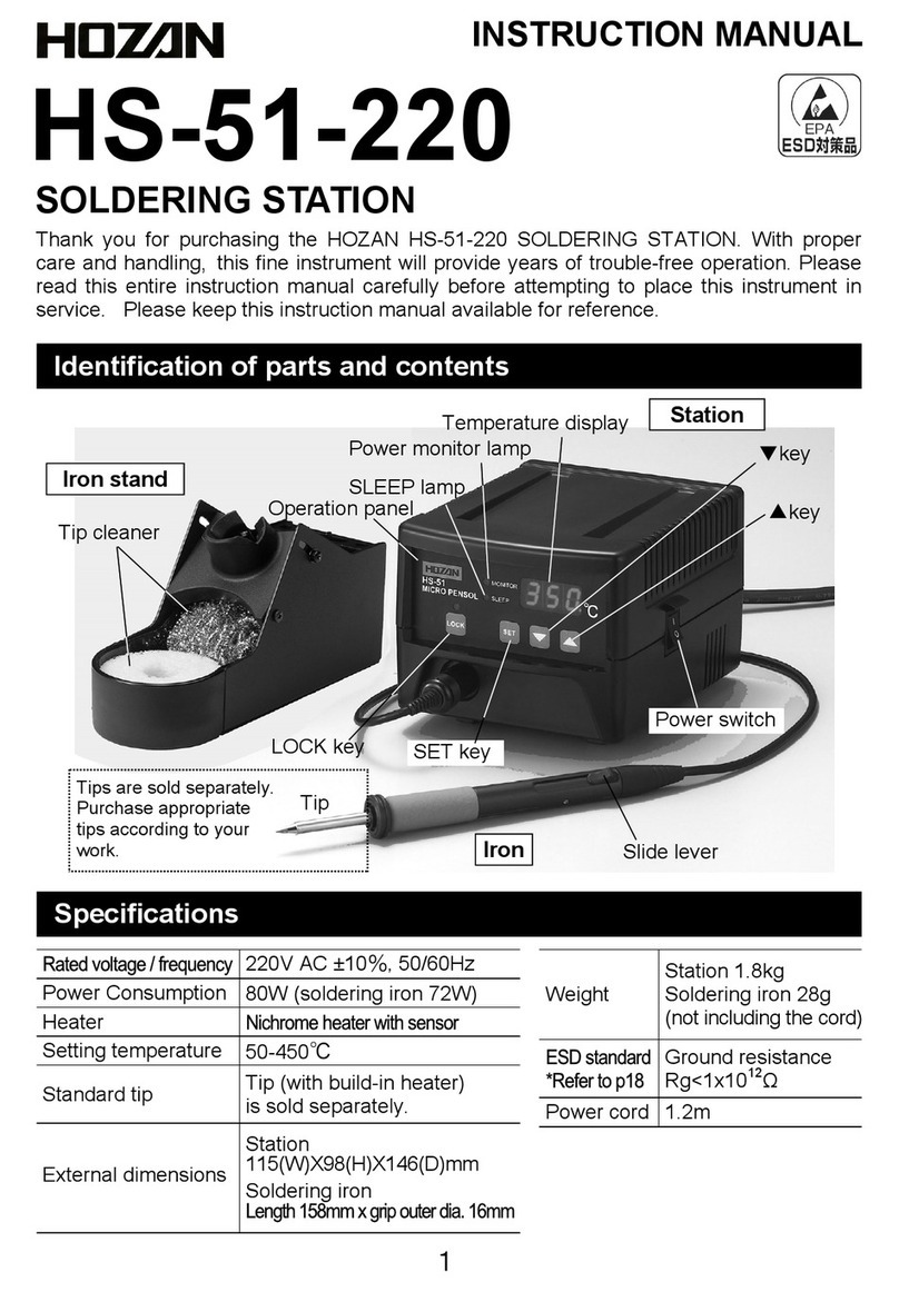 HOZAN HS-51-220 instruction manual