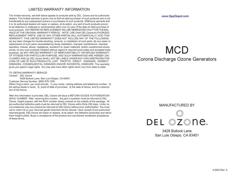 Del ozone MCD Series quick start guide