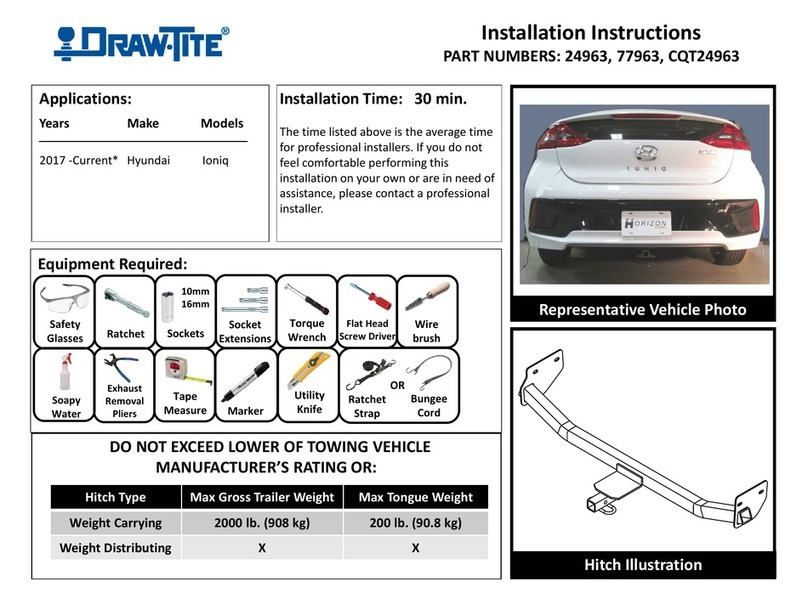 Draw tite 24963 User manual