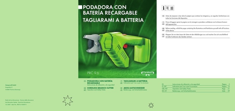 FLORABEST PRC 9.6 Operation and safety notes