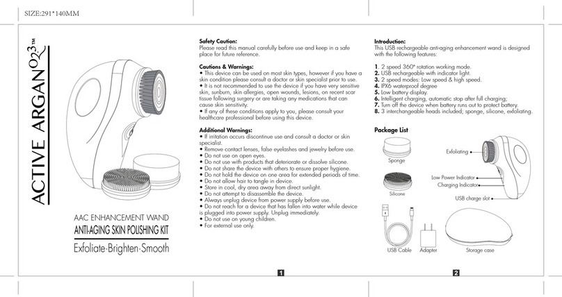 ACTIVE ARGAN 02.3 ANTI-AGING SKIN POLISHING KIT manual