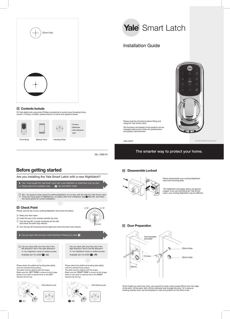 Assa Abloy Yale Smart Latch installation guide