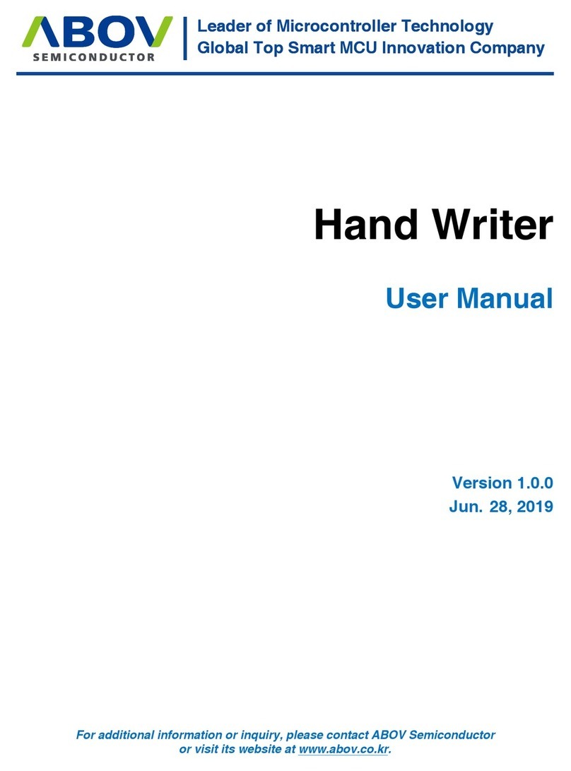Abov HAND WRITER user manual