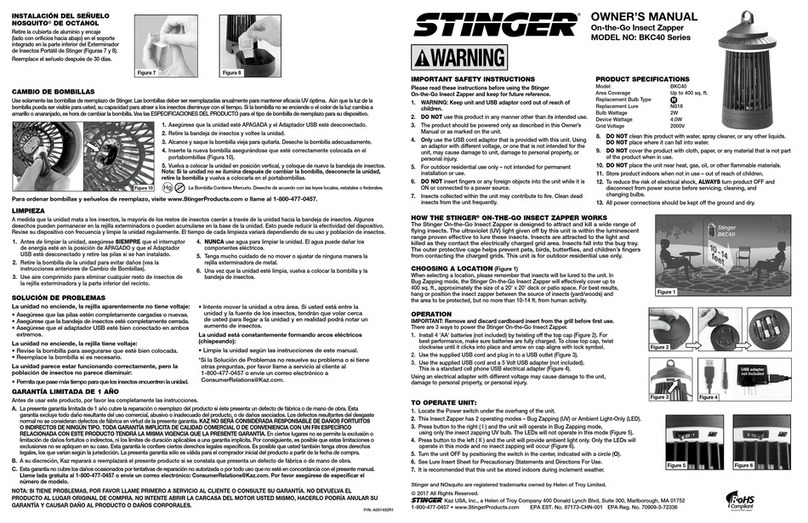 Stinger BKC40 Series User manual