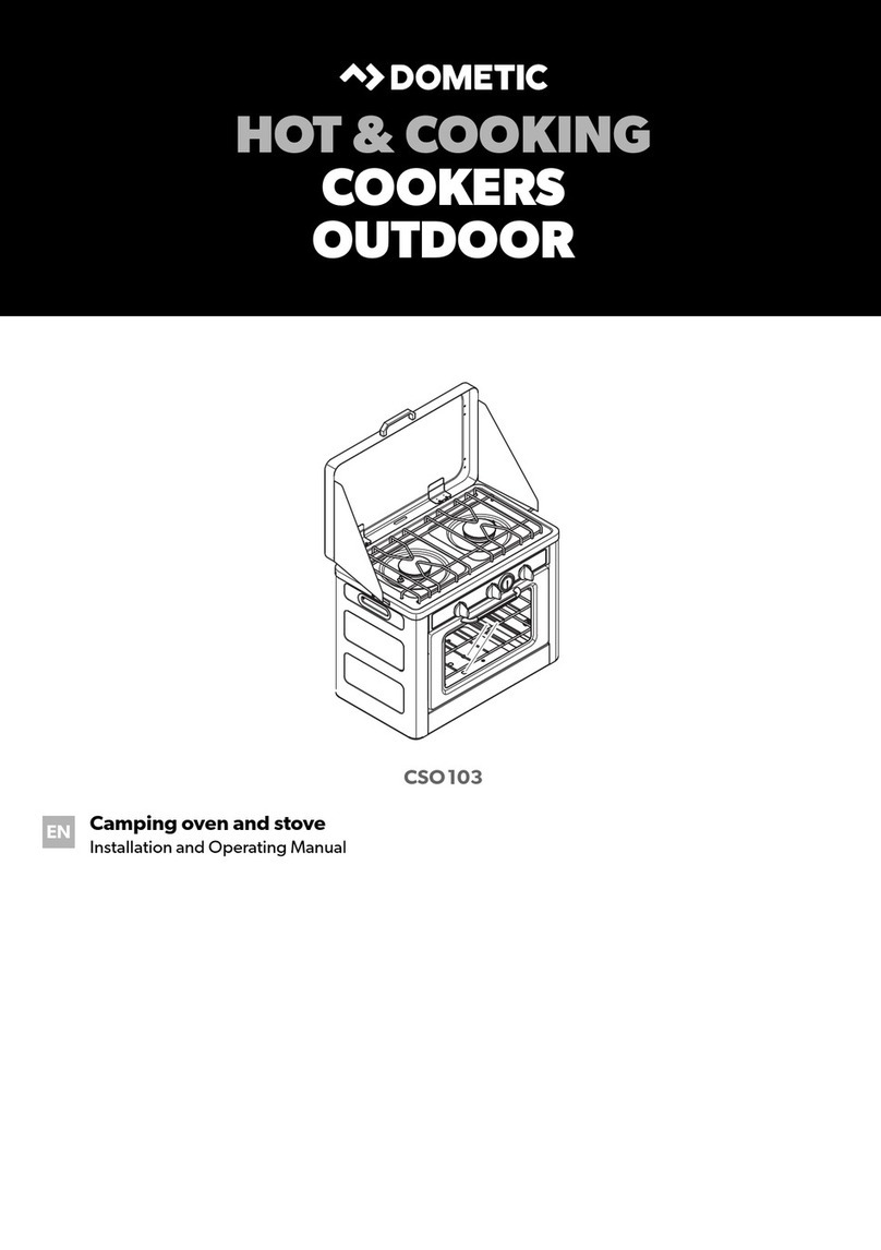 Dometic CSO103 Installation and operating manual