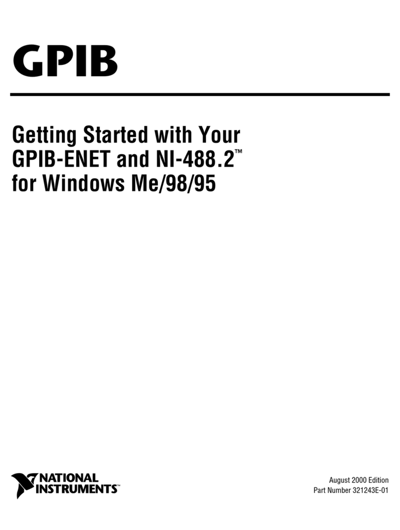 National Instruments GPIB-ENET User manual