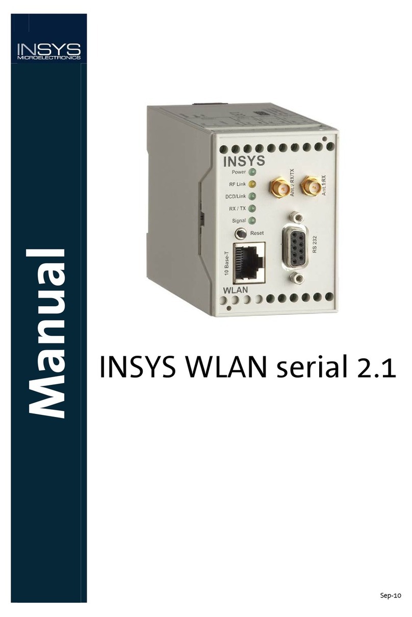 INSYS WLAN 2.1 manual